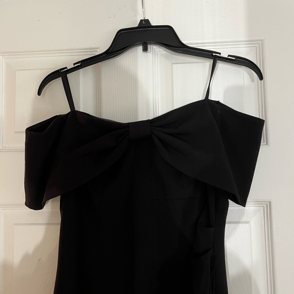 Eliza J Black Strapless Cocktail Gown - Picture 2 of 4